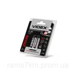 Аккумуляторная батарейка Videx 2500мА/ч. АА(пальчик)