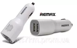 Автомобильная зарядка в прикуриватель 2 USB Remax