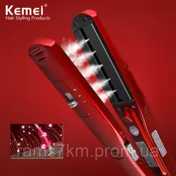 Утюжок выпрямитель для волос с паром Kemei KM-3011