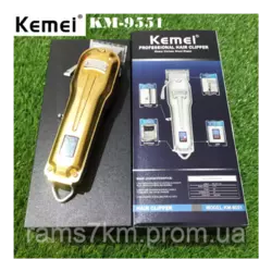 Профессиональная машинка для стрижки волос беспроводная Kemei KM-9551