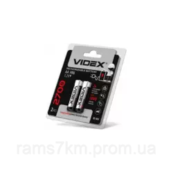 Аккумуляторная батарейка Videx 2700мА/ч. АА(пальчик)
