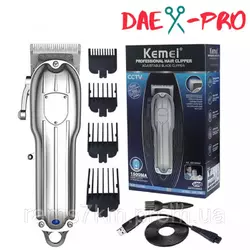 Профессиональная машинка для стрижки волос беспроводная Kemei KM-1755