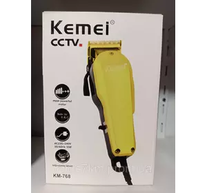 Профессиональная машинка для стрижки волос проводная Kemei KM-768