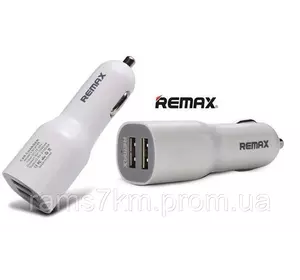 Автомобильная зарядка в прикуриватель 2 USB Remax