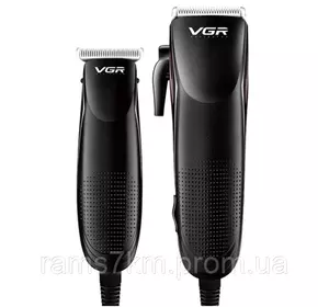Машинка для стрижки волос беспроводная с триммером VGR V-023