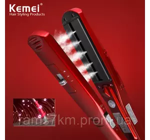 Утюжок выпрямитель для волос с паром Kemei KM-3011